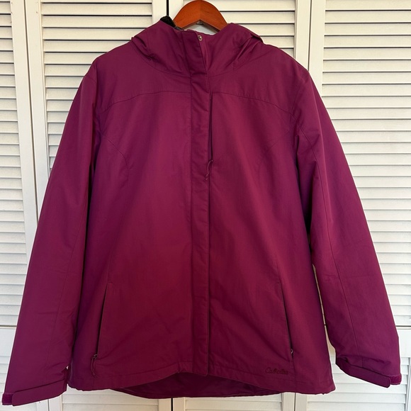 Cabela's Jackets & Blazers - Cabela’s Women’s XL Purple Fleece-Lined Hooded Jacket Coat